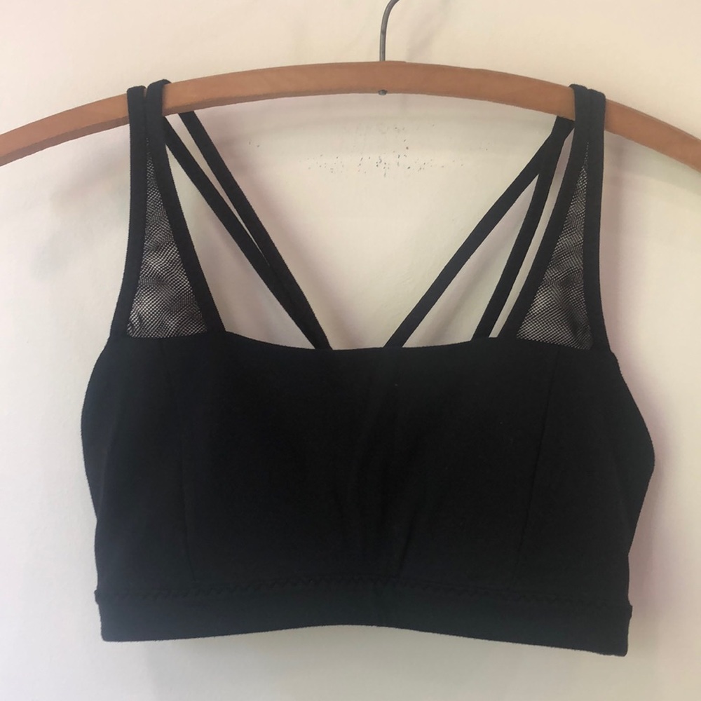 Athleta Sports Bra with a fun back.